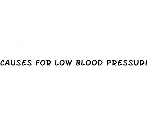 causes for low blood pressure and fainting