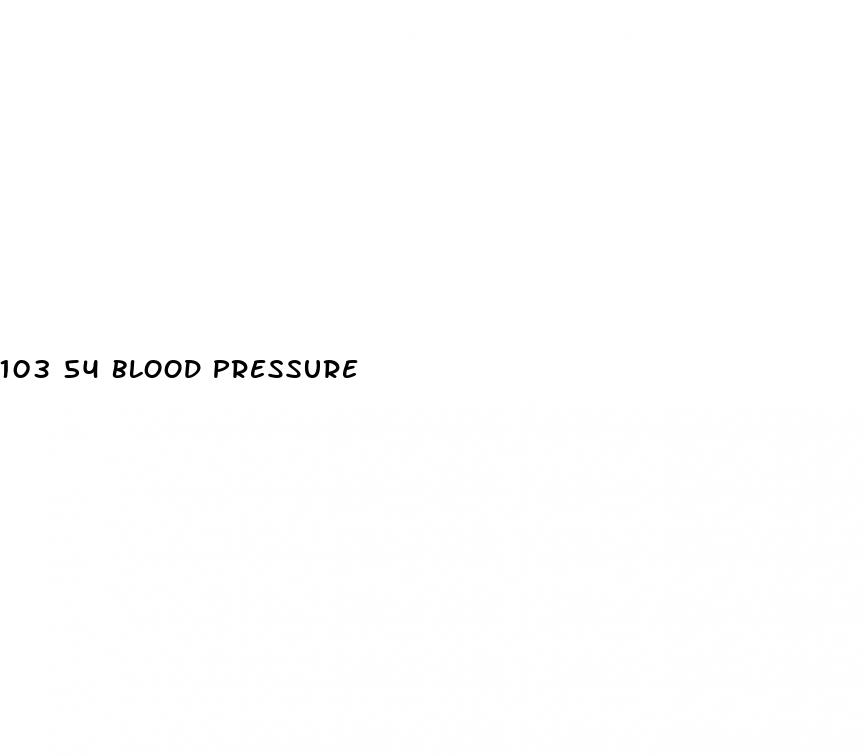 103 54 blood pressure