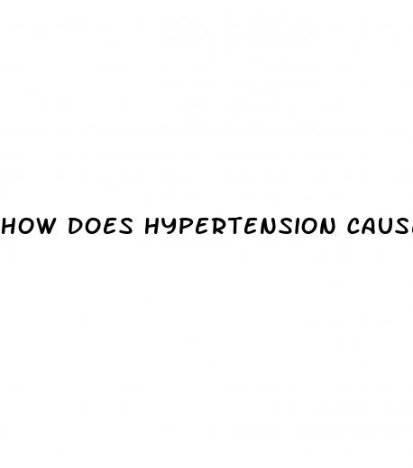 how does hypertension cause nephropathy