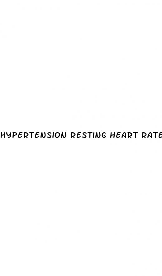 hypertension resting heart rate