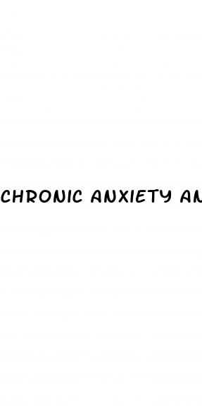 chronic anxiety and high blood pressure