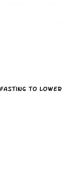 fasting to lower high blood pressure