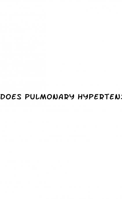 does pulmonary hypertension cause sleepiness