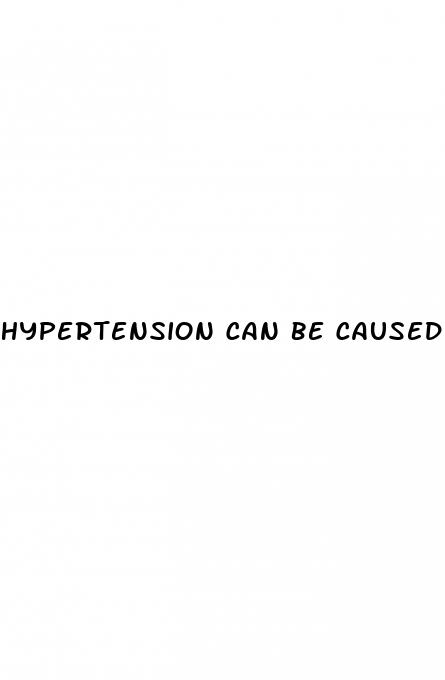 hypertension can be caused by