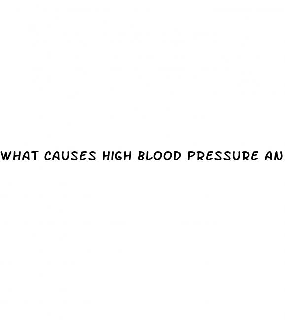 what causes high blood pressure and low oxygen levels