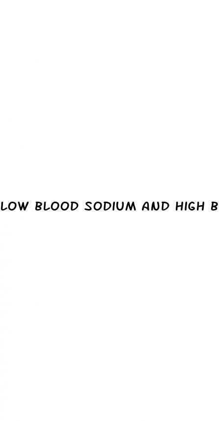 low blood sodium and high blood pressure