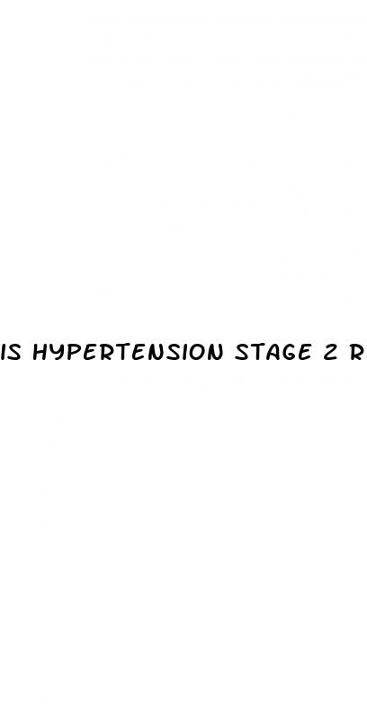 is hypertension stage 2 reversible