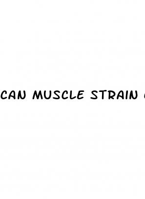 can muscle strain cause high blood pressure