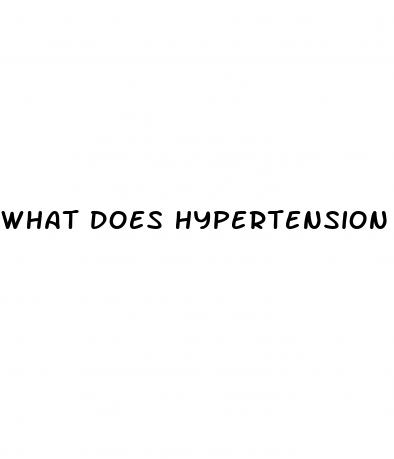 what does hypertension do to kidneys