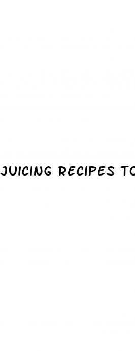 juicing recipes to lower cholesterol and blood pressure