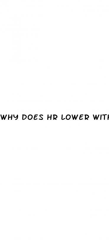 why does hr lower with hypertension
