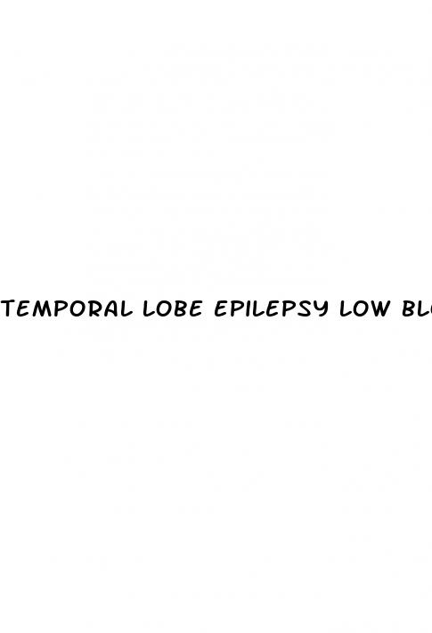 temporal lobe epilepsy low blood pressure