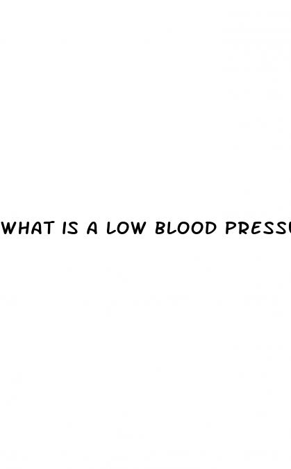 what is a low blood pressure rate