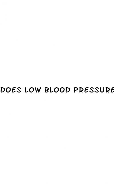 does low blood pressure make your feet cold