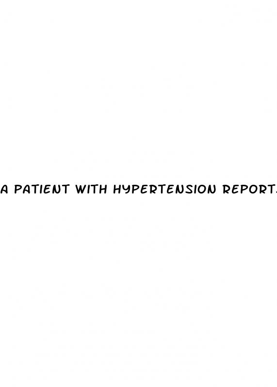 a patient with hypertension reports partial loss of vision