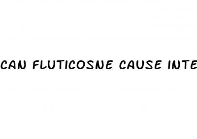 can fluticosne cause intercranial hypertension