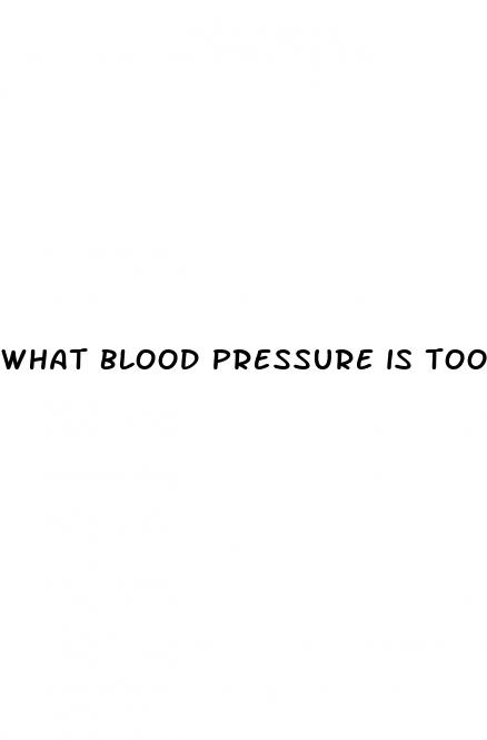 what blood pressure is too low for seniors