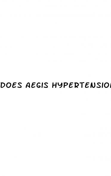 does aegis hypertension patch work