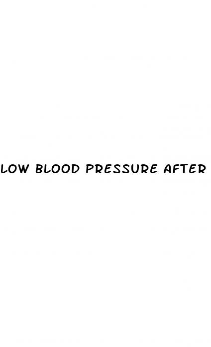 low blood pressure after valve replacement surgery