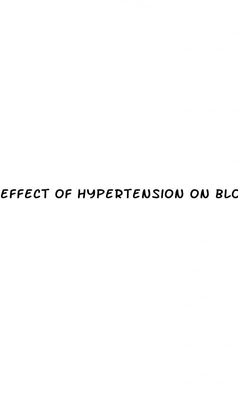effect of hypertension on blood vessels