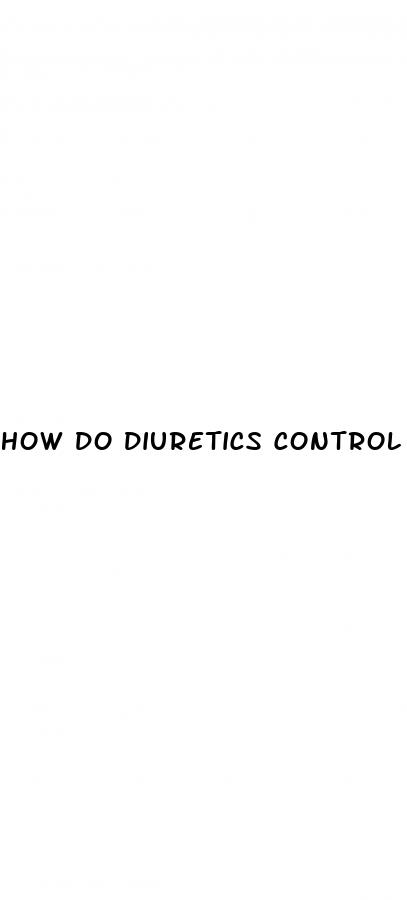 how do diuretics control hypertension