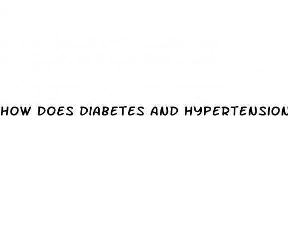 how does diabetes and hypertension cause renal failure