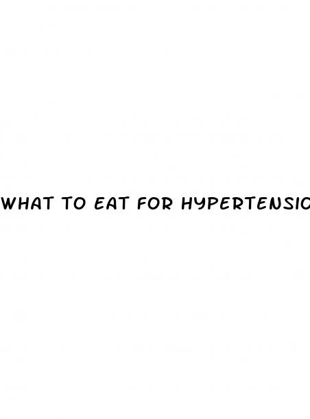 what to eat for hypertension
