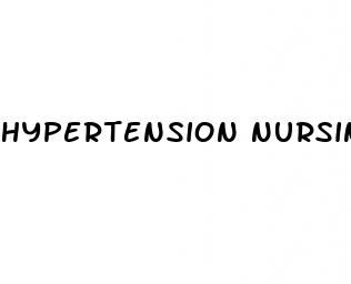 hypertension nursing diagnosis ppt