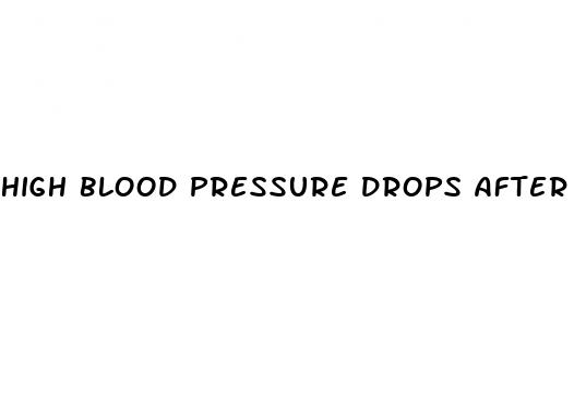 high blood pressure drops after exercise