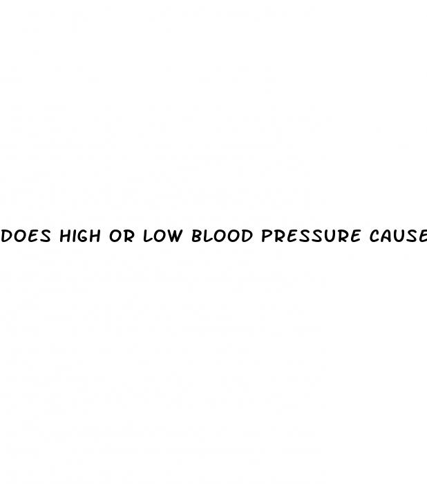 does high or low blood pressure cause fainting
