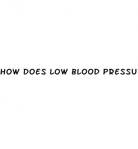 how does low blood pressure happen