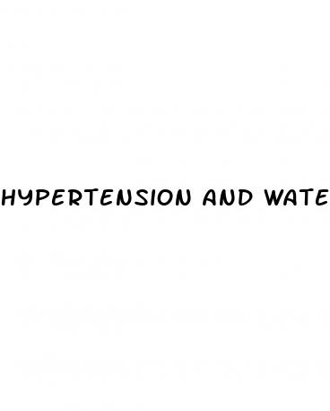 hypertension and water intake