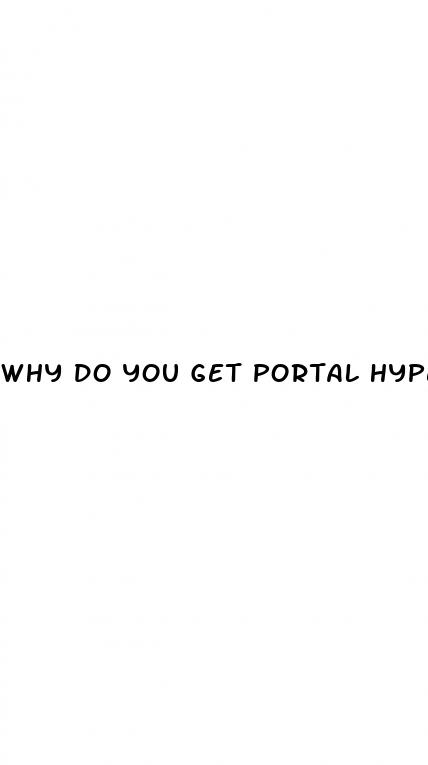 why do you get portal hypertension in cirrhosis