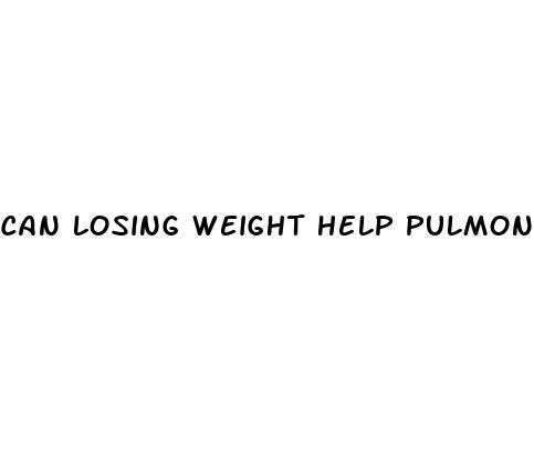 can losing weight help pulmonary hypertension