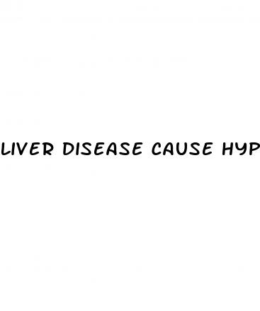 liver disease cause hypertension