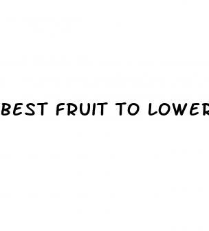 best fruit to lower high blood pressure