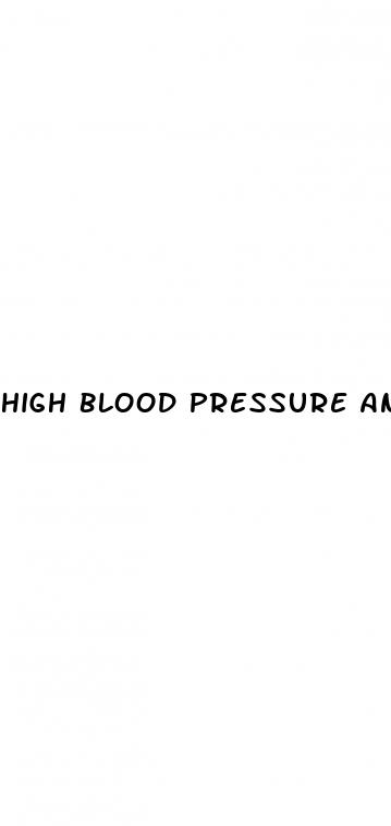 high blood pressure and hip pain