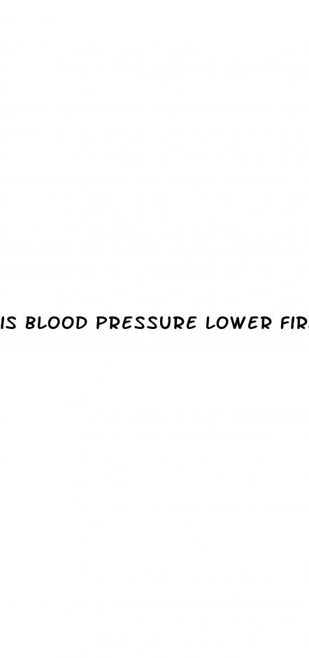is blood pressure lower first thing in the morning