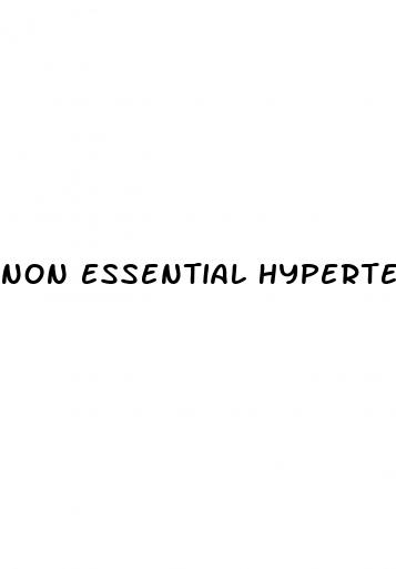 non essential hypertension definition