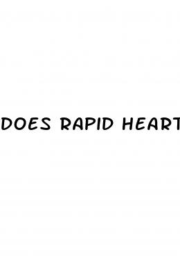 does rapid heartbeat cause high blood pressure