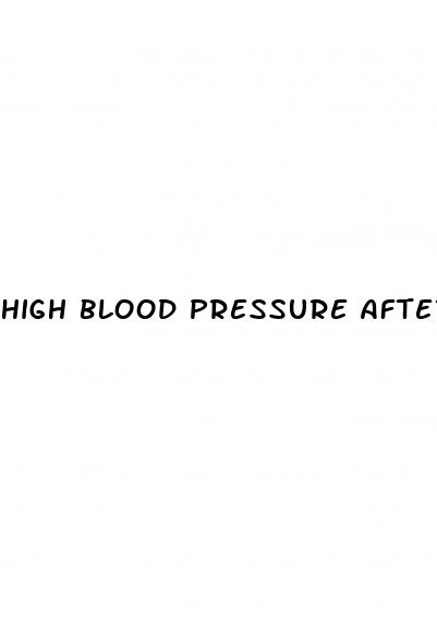 high blood pressure after giving birth symptoms