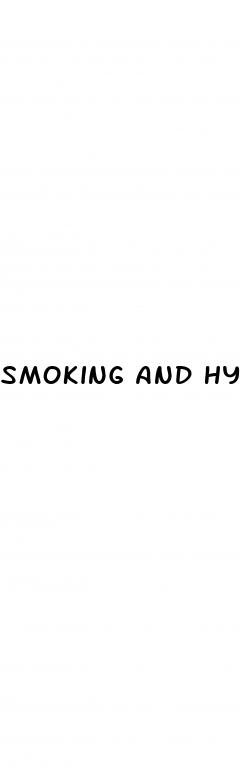 smoking and hypertension pathophysiology