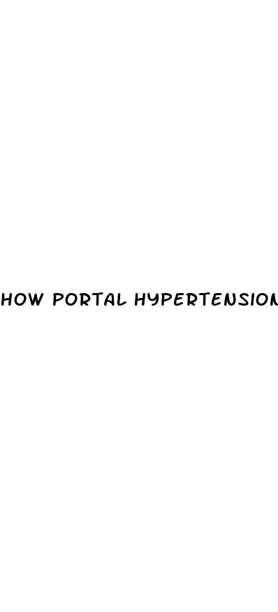 how portal hypertension causes pulmonary hypertension