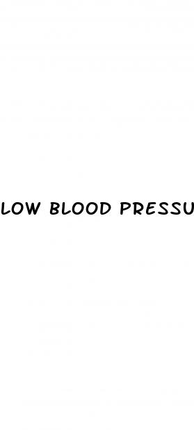 low blood pressure mood