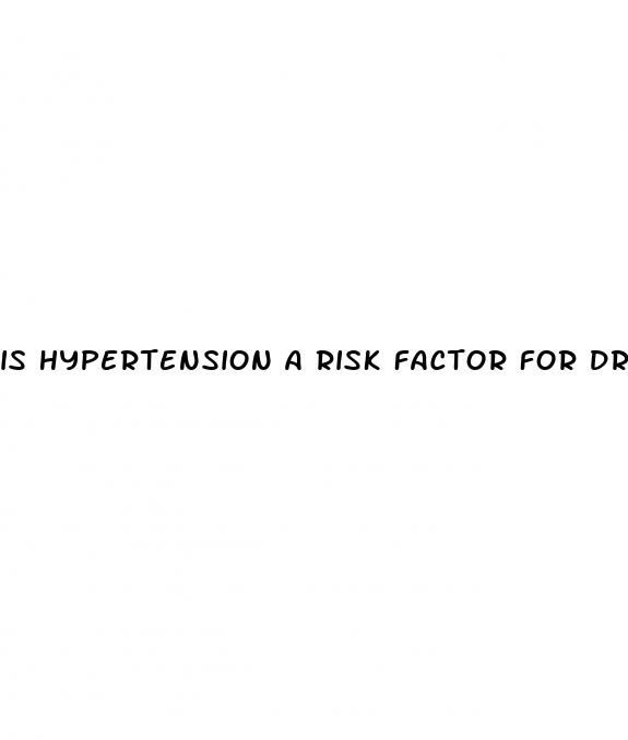 is hypertension a risk factor for dry eye disease