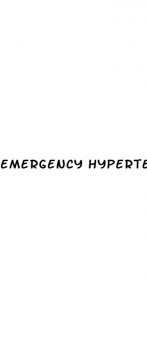 emergency hypertension icd 10