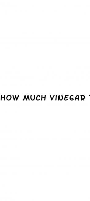 how much vinegar to lower blood pressure