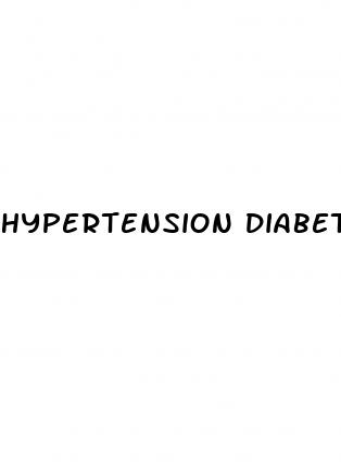 hypertension diabetes and kidney disease
