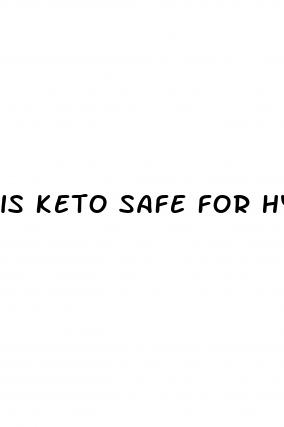 is keto safe for hypertension