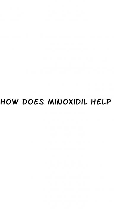 how does minoxidil help in the treatment of hypertension